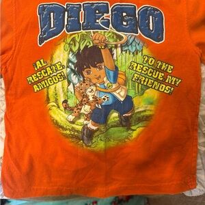 Y2K Diego Orange Kids Shirt